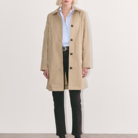 COPY - Everlane Mac Coat in Khaki - Picture 1 of 8